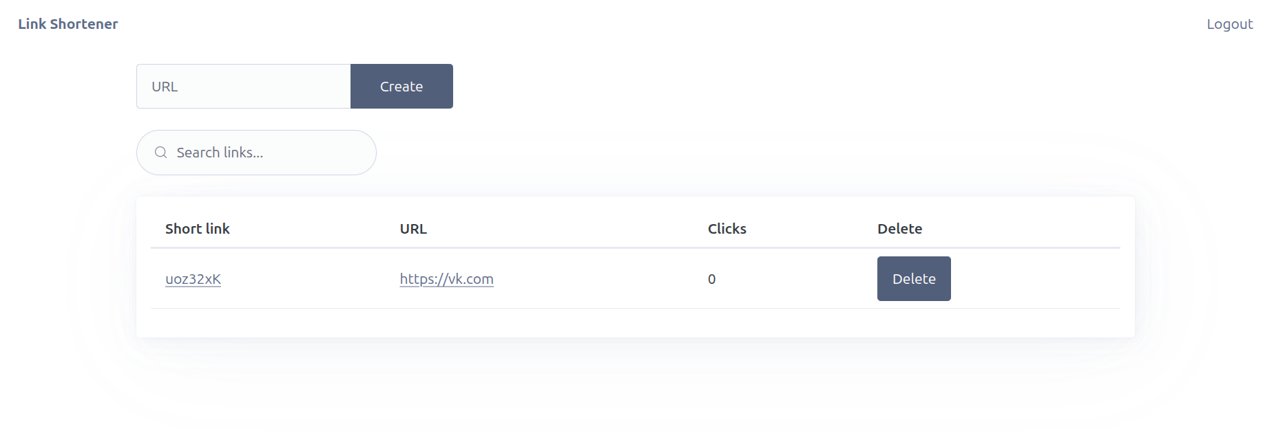 Link-Shortener сокращатель ссылок